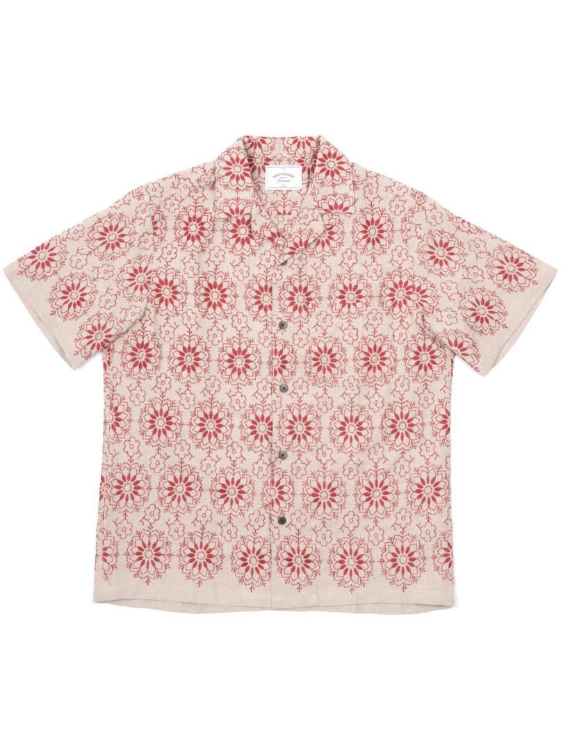 【Portuguese Flannel】<br>オープンカラーシャツ TAPESTRY FLOWER