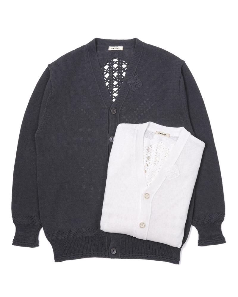 Washi Polyester Hand-Crochet Cardigan SSL37-045｜SIDE SLOPE 正規