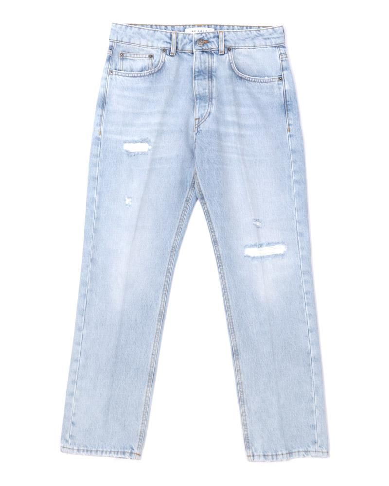 ROCKヴィンテージウォッシュブラックデニムパンツ C5KJ05Z30BAS