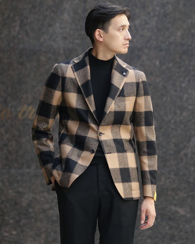 タリアトーレ ダカール ブロックチェック ジャケット