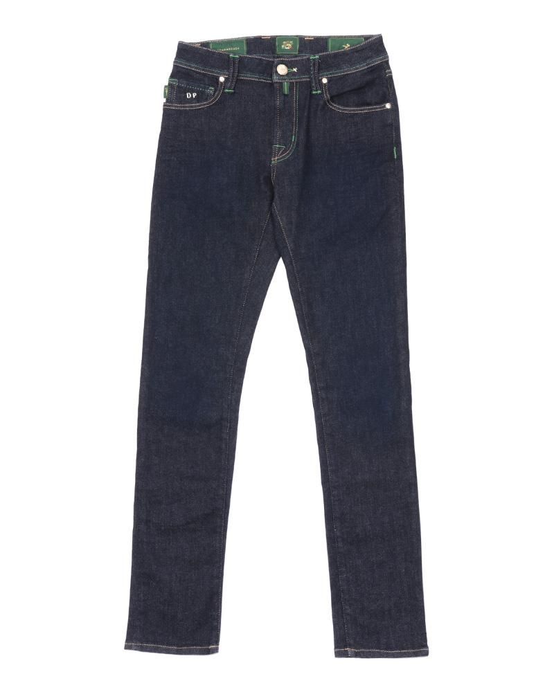 【tramarossa】<br>スキニーインディゴデニム LEONARD ZIP SS
