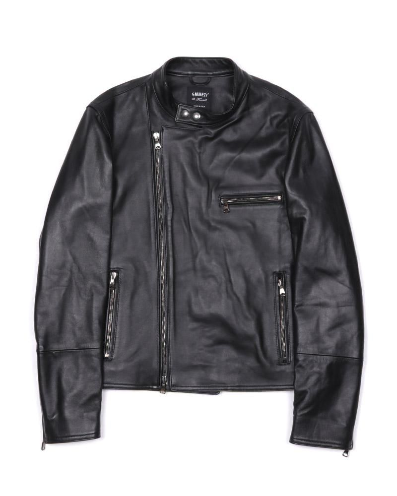 レザーセミダブルライダースジャケット JOSEPH NAPPA CERATA レザーセミダブルライダースジャケット JOSEPH NAPPA CERATA