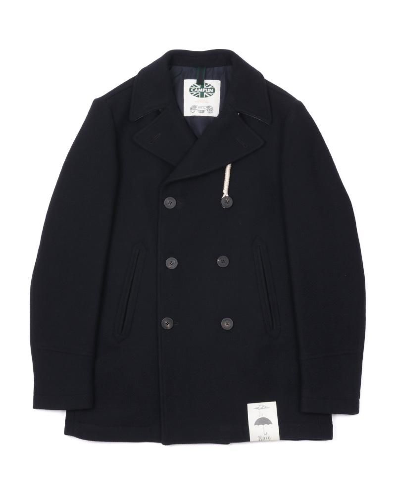 CAMPLIN 英国製　内側ダウンピーコート　46 新入荷】CAMPLIN（カンプリン） ピーコート 軽量ポリエステル