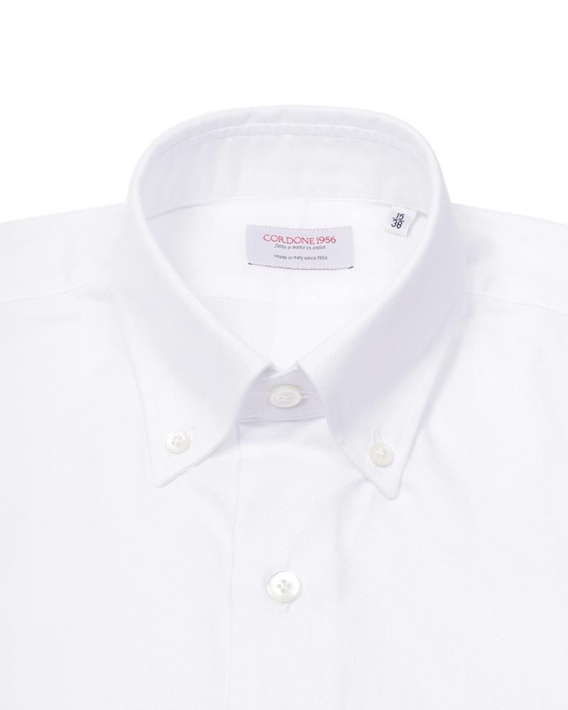 【Cordone 1956】<br>バスケット ボタンダウンシャツ