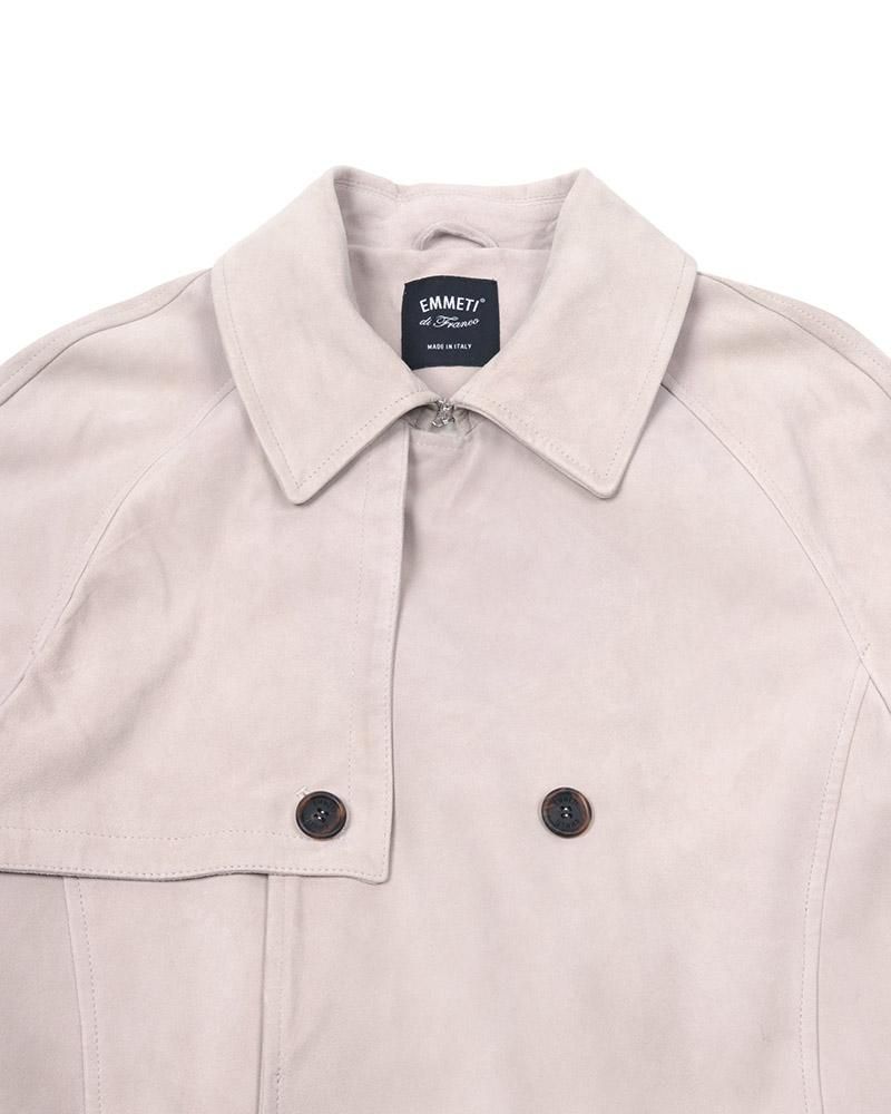 スエードトレンチコート KILLIN CAMOSCIO LISCIO｜EMMETI 正規取扱店