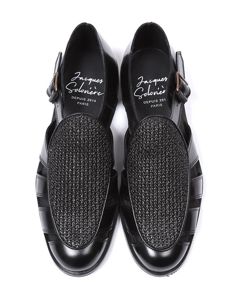 WARMFRAN FRANCK BLACK RAFFIA｜Jacques Soloviere（ジャック