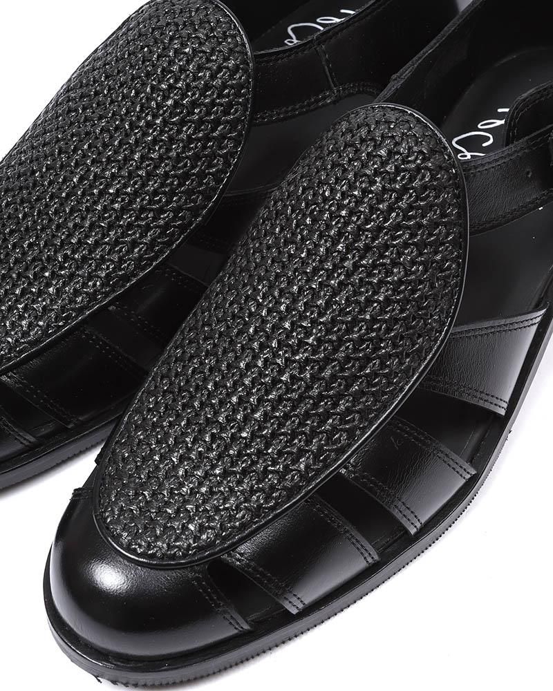 WARMFRAN FRANCK BLACK RAFFIA｜Jacques Soloviere（ジャック