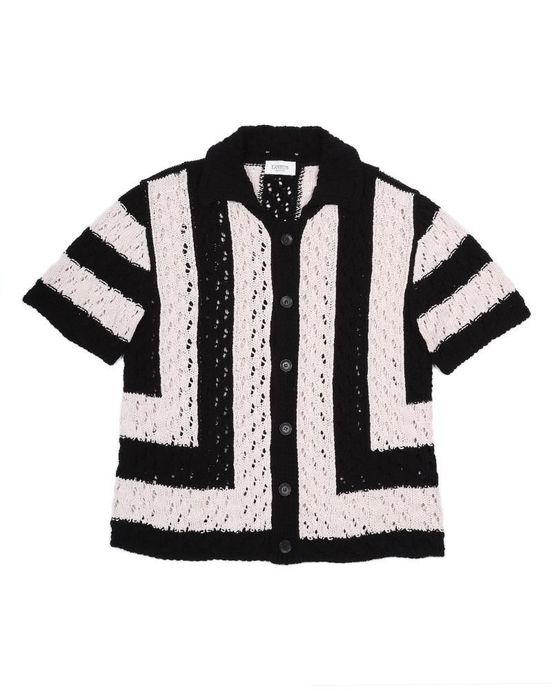 【LANEUS】<br>KNITTED MAN SHIRT