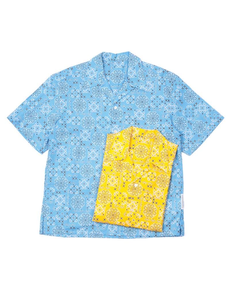【GOODNEIGHBORS SHIRTS】<br>LOU OPEN COLLAR RELAX S/S SHIRT