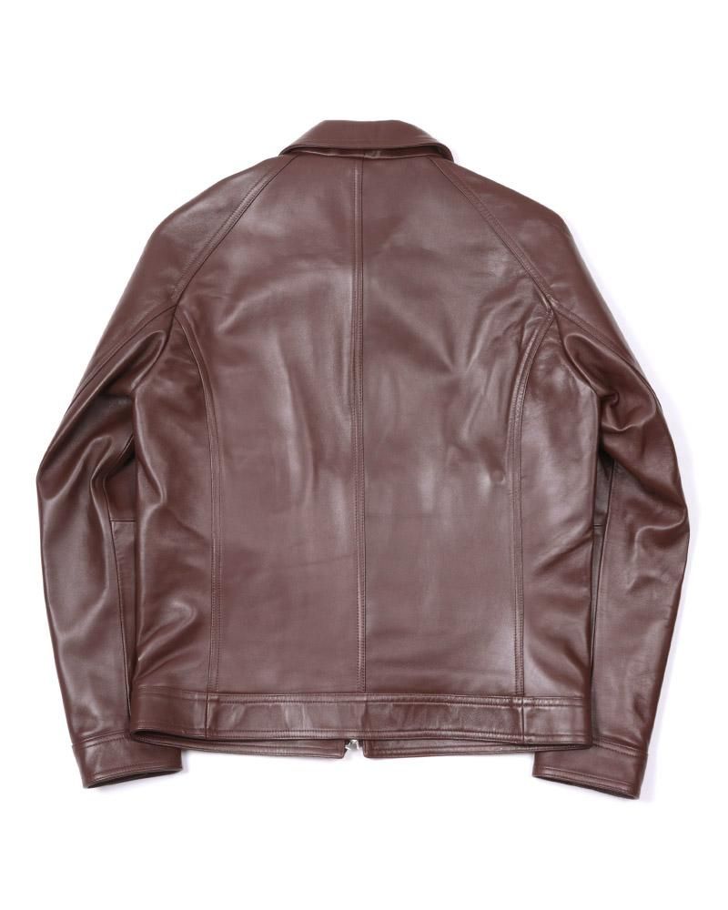 EMMETI エンメティ ライダースジャケット ラムレザー イタリア製 EMMETI (エンメティ) TORINO (トリノ) Lambskin (ラムレザー) ダブル