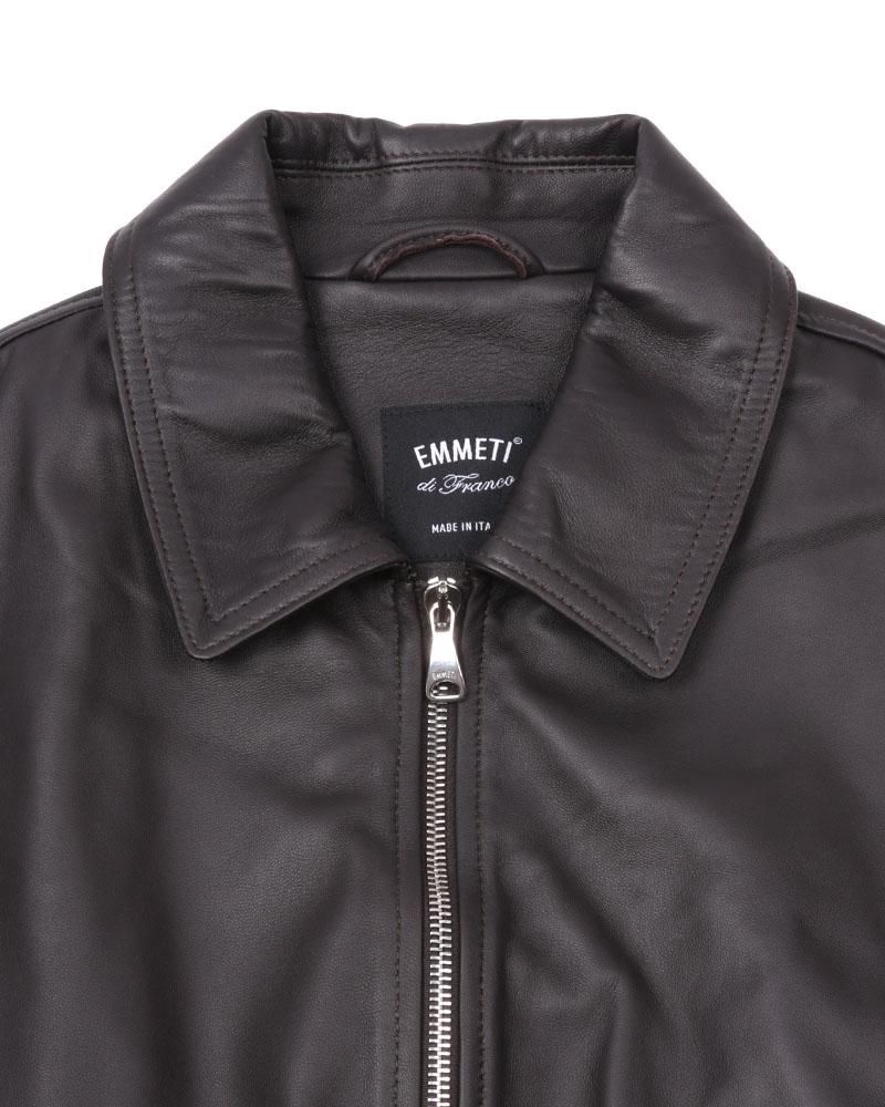 【EMMETI di Franco】羊革 スエード ライダースジャケット EMMETI di Franco】羊革 スエード ライダースジャケット AMALFI