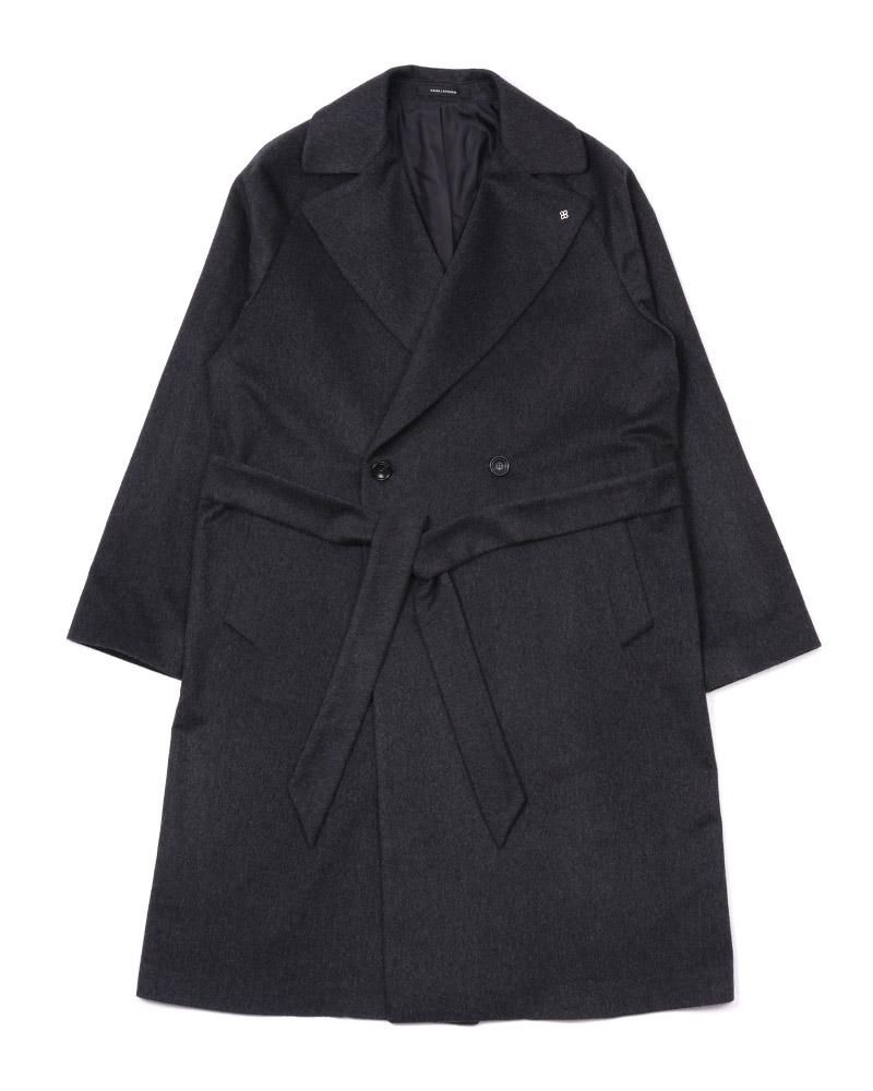 最終価格【美品】TAGLIATORE ウールモヘヤ ベルテッドコート TAGLIATORE ステンカラーコート コート ウール ベルテッドコート