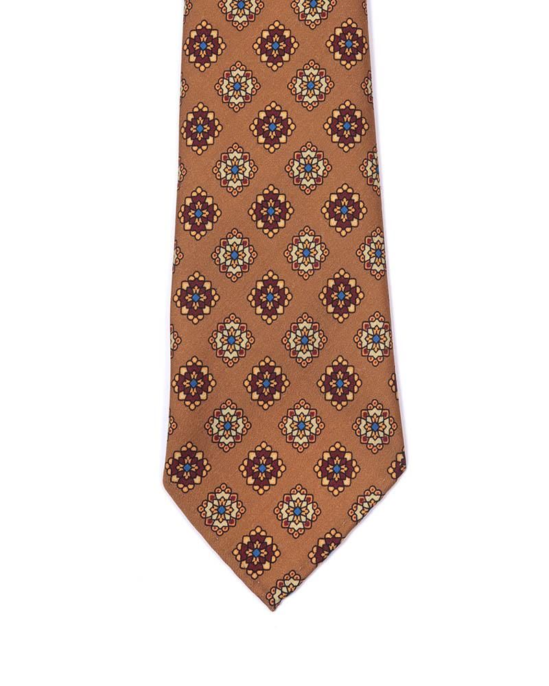 さ*さ様 タグ付き未使用品！ATTO VANNUCCI セッテピエゲ小紋タイ セッテピエゲタイ シルク小紋柄 MOD7 21315｜Atto Vannucci 正規