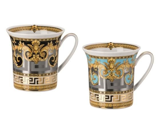 未使用 VERSACE × Rosenthal ヴェルサーチ×ローゼンタール メデューサ ラプソディ マグカップ 1点 コップ ホワイト ゴールド SC7264Eキッチン/食器