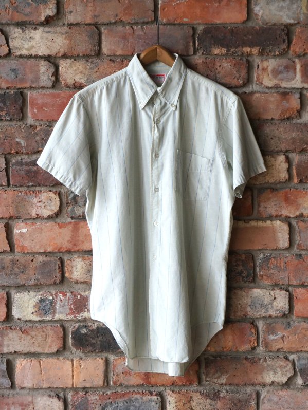 〜70's Van Heusen Cotton B/D Stripe Shirt