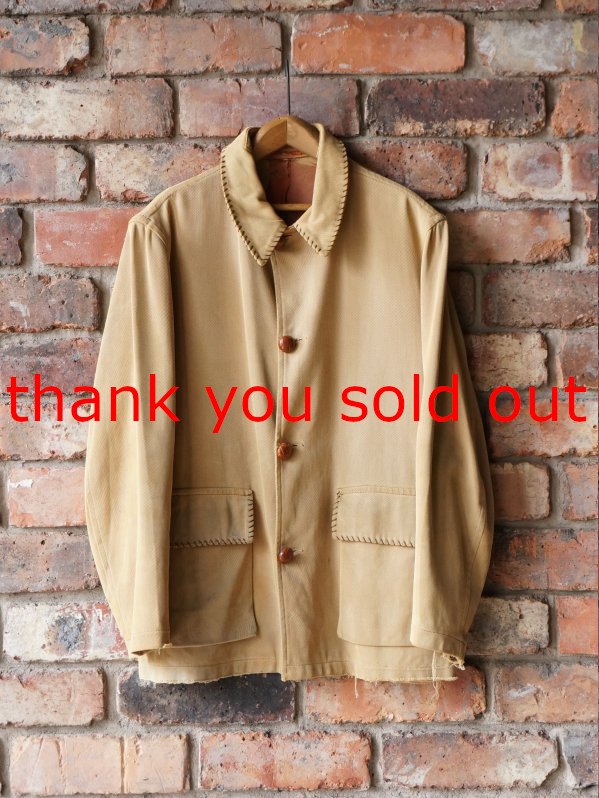 60's Windbreaker Gabardine Tailored Jacket