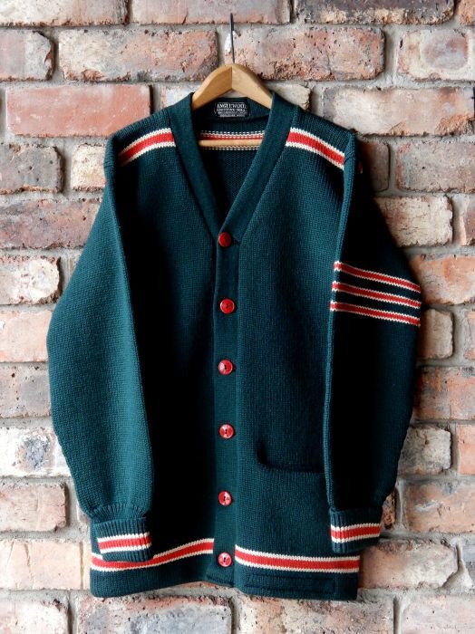 ~50s Englewood Lettered Knit Cardigan wappen