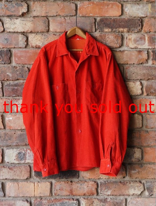 Unknown Corduroy Shirt red