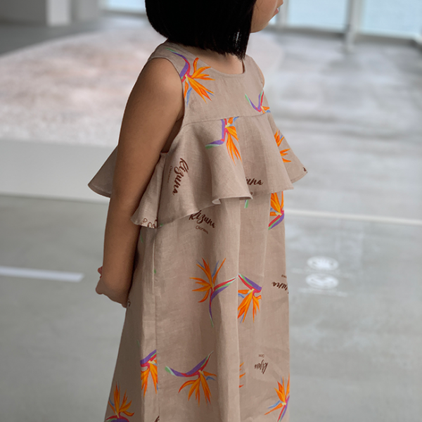 Kizuna original textile  ȥ -Kids dress-