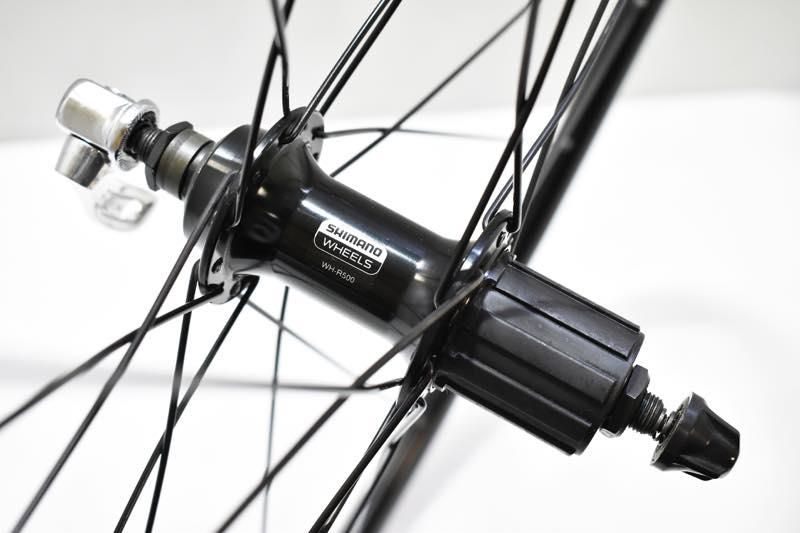 SHIMANO WH-R500 前後ホイール 700C 10速 中古品