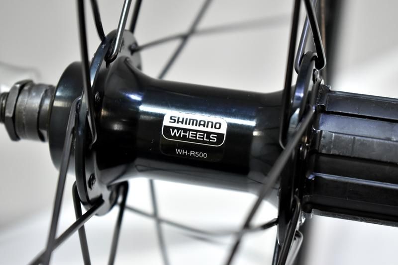 SHIMANO WH-R500 前後ホイール 700C クリンチャー シマノ 10速 中古品 タイヤ付 SHIMANO WH-R500 前後ホイール 700C クリンチャー シマノ 10速 中古品 タイヤ付