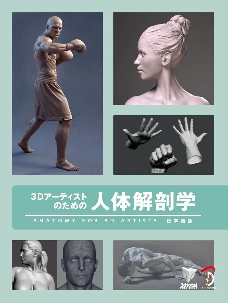 3Dアーティストのための人体解剖学 - ボーンデジタルオンラインブック 