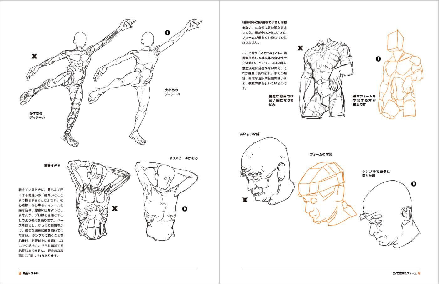 アーティストのための人体解剖学：ドローイング – フォーム＆ポーズ