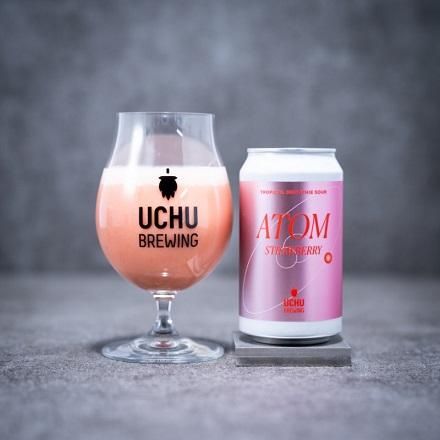 うちゅうブルーイング ATOM STRAWBERRY 330ml（要冷蔵）ー倉重