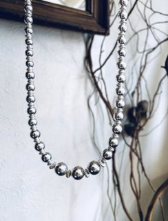 <img class='new_mark_img1' src='https://img.shop-pro.jp/img/new/icons14.gif' style='border:none;display:inline;margin:0px;padding:0px;width:auto;' />Custom Silver Beads Necklace-001 43cm
