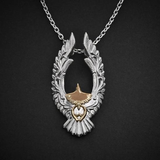 BLACKFOX着Dear Blossom 4点ローズ 金縄ターコイズ クロス