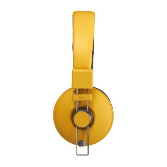 若者の大愛商品 SALヘッドホン(マイク付き）C (イエロー) ：SAL-C-C1 - amadana ヘッドホン