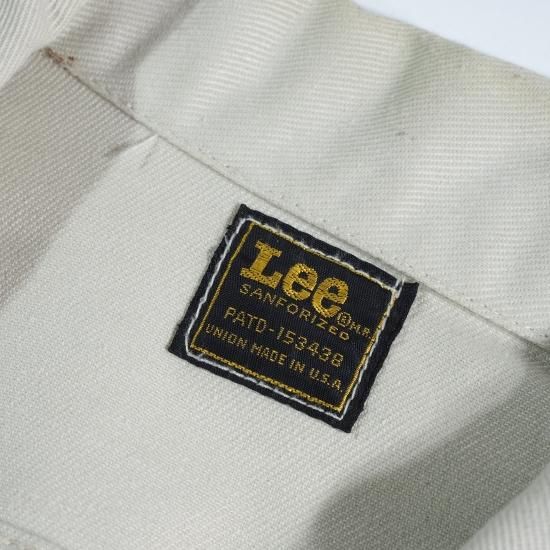 Lee】 70s~80s vinatage コットンツイル ジャケット カツラギ Lee】 70s~80s vinatage コットンツイル ジャケット カツラギ