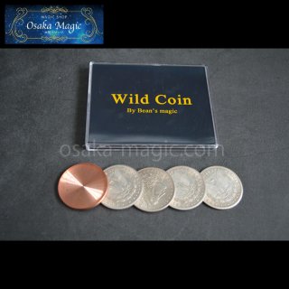 ワイルドコイン 〜WILD COINS by Bean's magic〜 コインが一枚ずつ変化していく洗練された手順つき！