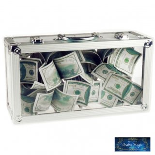 グラッシーブリーフケース〜Glassy Briefcase〜透明なブリーフケースの中に突然札束が！