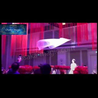 フライングベール〜Flying Veil〜ベールが空中を飛んで新婦に舞い降りる！結婚式での演出に！！！