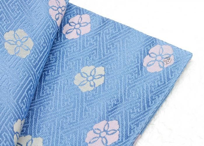 土田友湖作-紗綾形花文緞子出帛紗 - 京都富小路の和装小物専門店