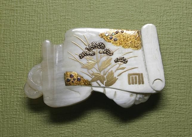 源氏物語・源氏香帯留め - 京都富小路の和装小物専門店きねや