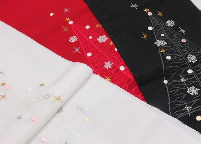 【2点セット】 和装小物　刺繍半衿　リバーシブル重ね衿　一蔵　振袖 2点セット】 和装小物 刺繍半衿 リバーシブル重ね衿 一蔵 振袖 着物