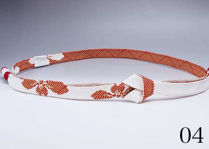 振袖向 桜片柄 帯締め 内記 金糸/銀糸 撚房 - 京都富小路の和装