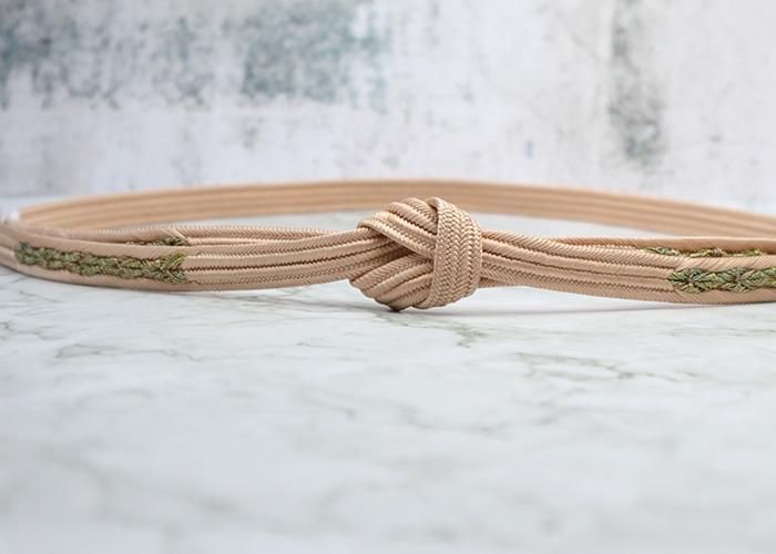 帯締め ピンク 金糸 ラメ 逸品 87 - 京都富小路の和装小物専門店きねや