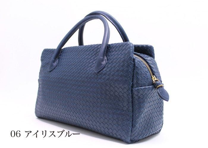 ボストンバッグ 小サイズ 牛革 刺しメッシュ 編み込み レザー 本 ボストンバッグ 小サイズ 牛革 刺しメッシュ 編み込み レザー 本