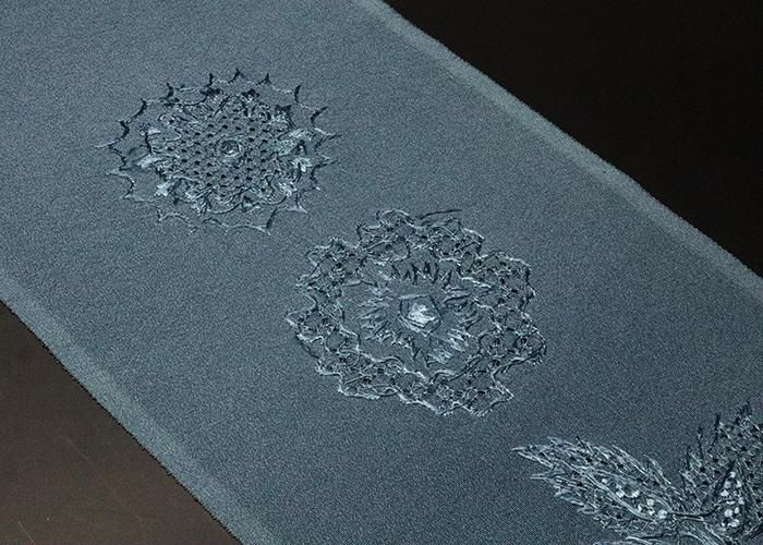 半衿 汕頭刺繍 正絹 手刺繍 - 京都富小路の和装小物専門店きねや 半衿 汕頭刺繍 正絹 手刺繍 - 京都富小路の和装小物専門店きねや