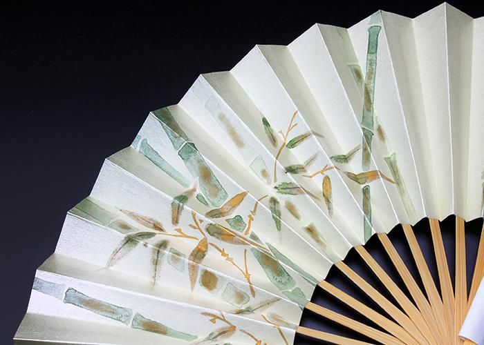 茶席扇 金泥竹 宮脇賣扇庵 美也古扇 京扇子 - 京都富小路の和装 茶席扇 金泥竹 宮脇賣扇庵 美也古扇 京扇子 - 京都富小路の和装