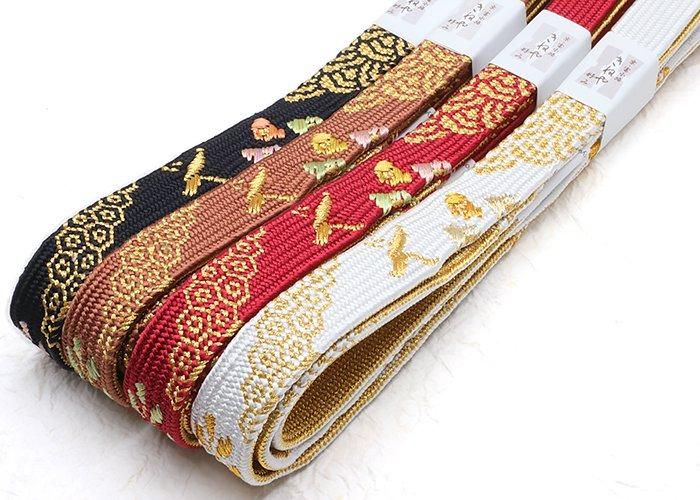 特選高麗別玉刺繍帯締め | 繊細な美しさ - 京都富小路の和装小物専門店