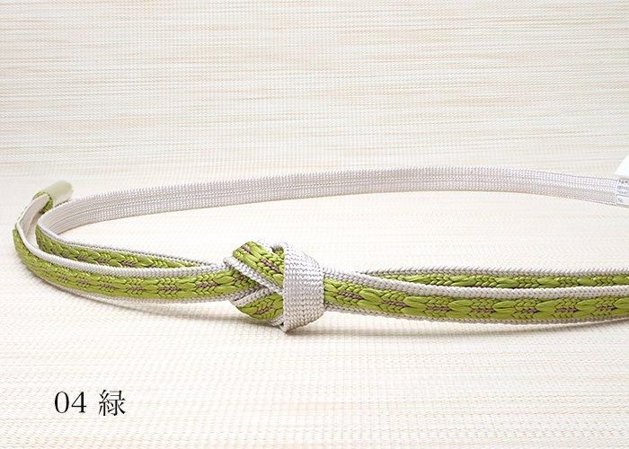 綾竹帯締め | 日本製絹100％ - 京都富小路の和装小物専門店きねや