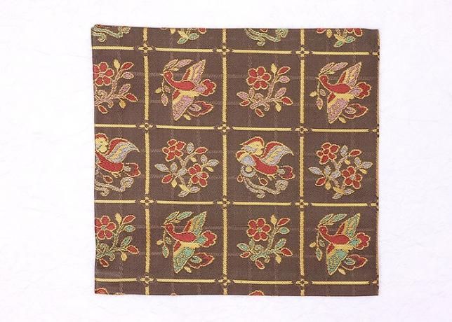 Tassinari & Chatel 古帛紗 本製（茶器/茶道具 古帛紗】 正絹 猿