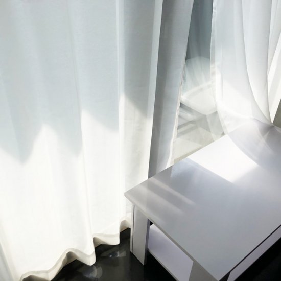 透ける素材のレースカーテン 絶賛売り尽くしセール中 さざなみ 期間限定特価 Curtain ハッシュタグカーテン