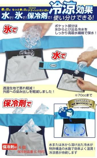 熱中症対策グッズ クールビット アイスポケット・ネッククーラー HCN