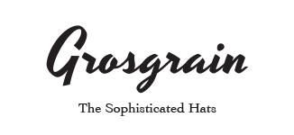 グログランの帽子　天然素材の麦わら帽子