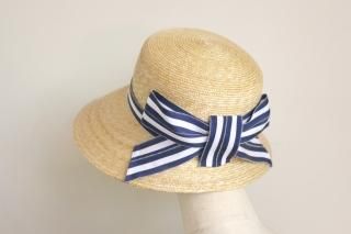 Grosgrain グログラン 広つばの麦わら帽子 Grosgrain グログラン 広つばの麦わら帽子